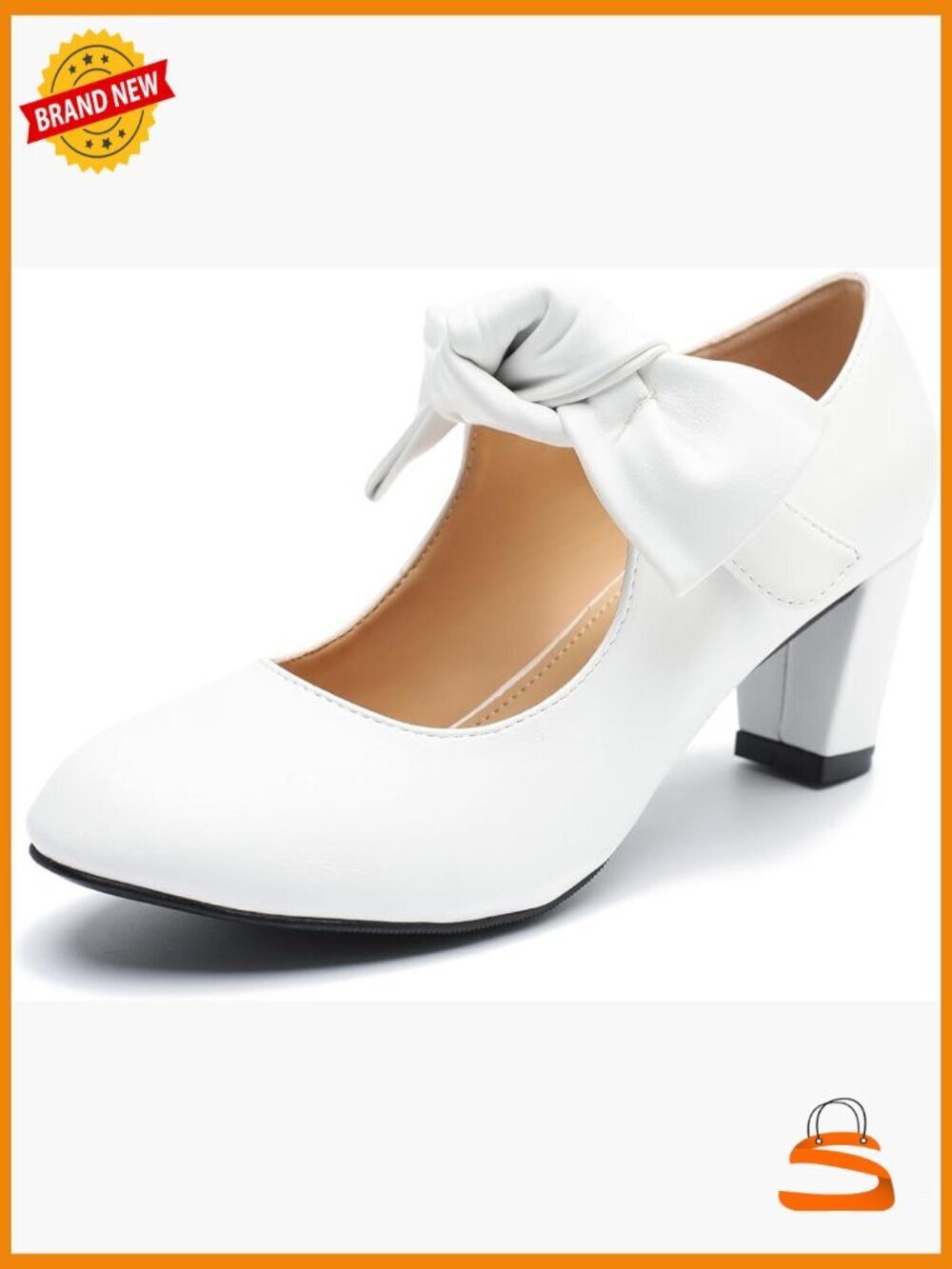 Women's Mary Jane Pumps Block Heel Round Toe Ankle Strap Dress Shoes